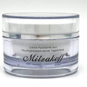 Crème Hydratante Jour von Kayi Mitzakoff – feuchtigkeitsspendende Tagescreme mit Aloe Vera und Bisabolol, beruhigt trockene, empfindliche Haut, schützt und pflegt, ideal als Make-up-Unterlage