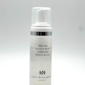 Mousse Nettoyante Confort Visage & Cou von Kayi Mitzakoff – beruhigender Reinigungsschaum für Gesicht und Hals, entfernt Make-up und Schmutz, porentiefe Reinigung für frische, klare Haut
